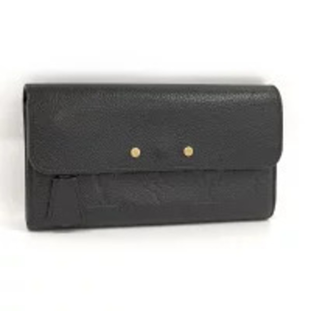 LOUIS VUITTON Portefeuille Pont Neuf Bi fold Long Wallet Monogram Empreinte